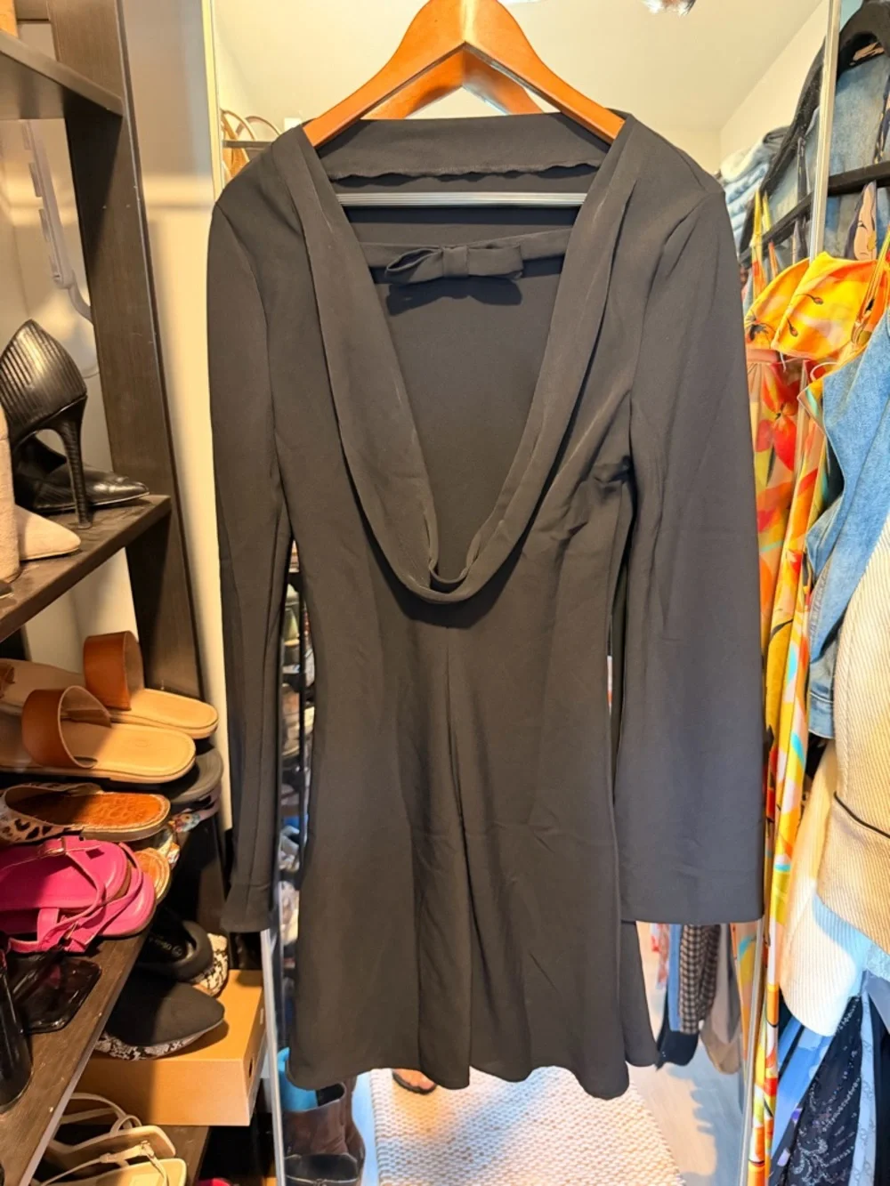 H&M Black Long Sleeve Women’s Dress - Picture 2 of 3